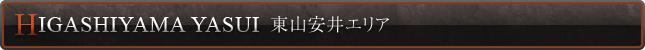 東山安井エリア
