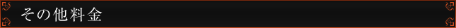 その他料金
